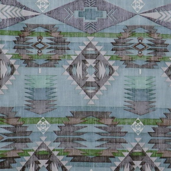 Brooklyn Cloth* Men's Short Sleeve Button Down Curved Hem BOHO Shirt~ Size Large - Picture 10 of 10